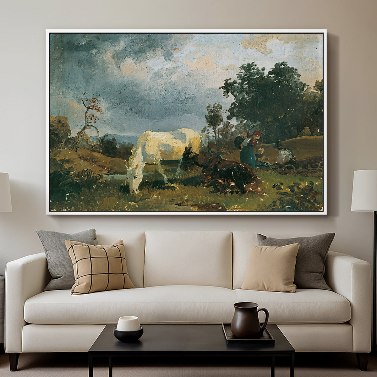A Mold on the Heath, c. 1830 - Floater Framed Canvas Print