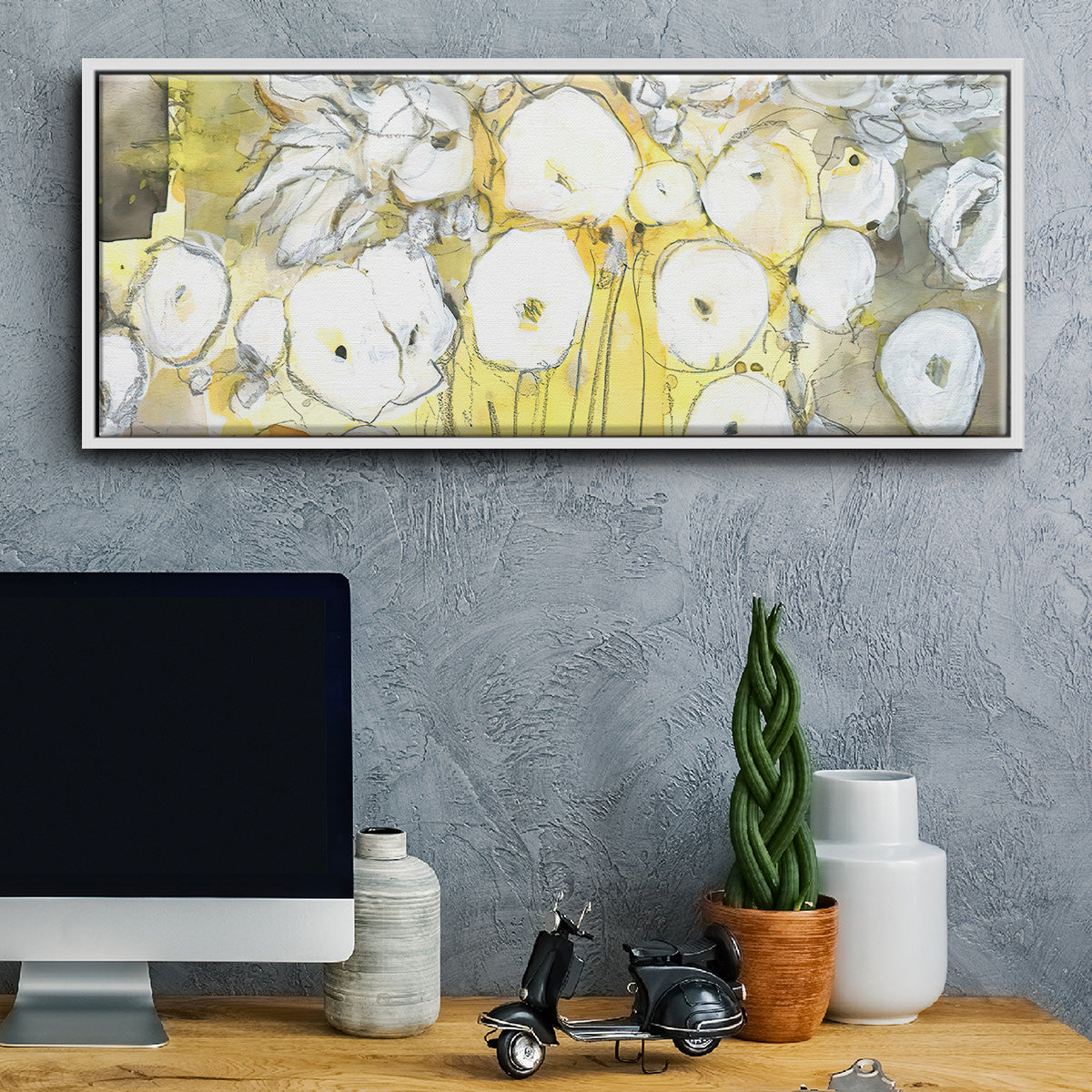 Heirloom Treasure II - Floater Framed Canvas Print