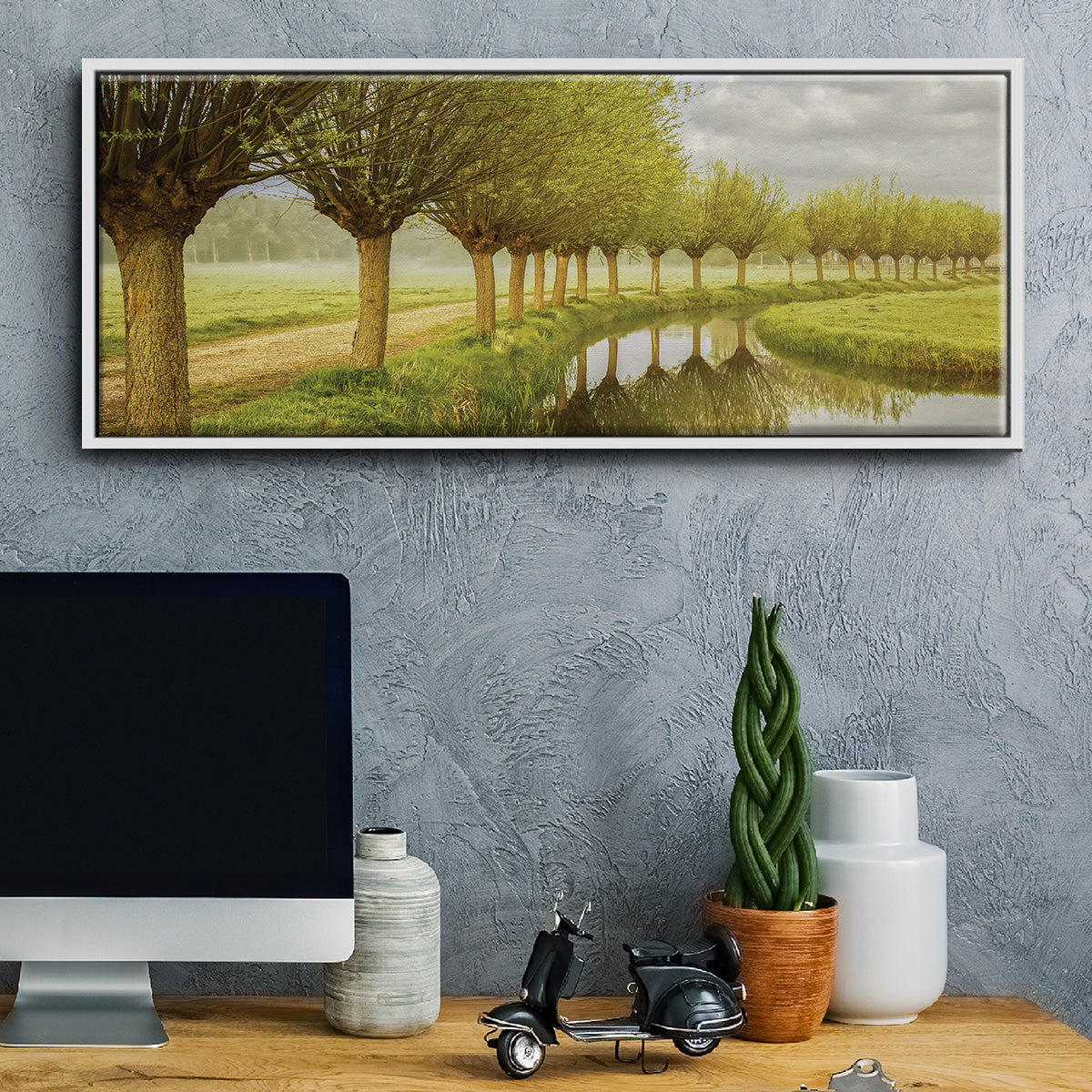 Holland - Floater Framed Canvas Print