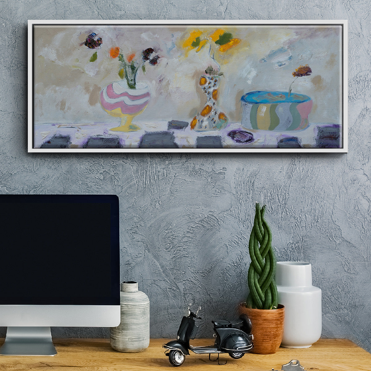 The Ring Leader - Floater Framed Canvas Print