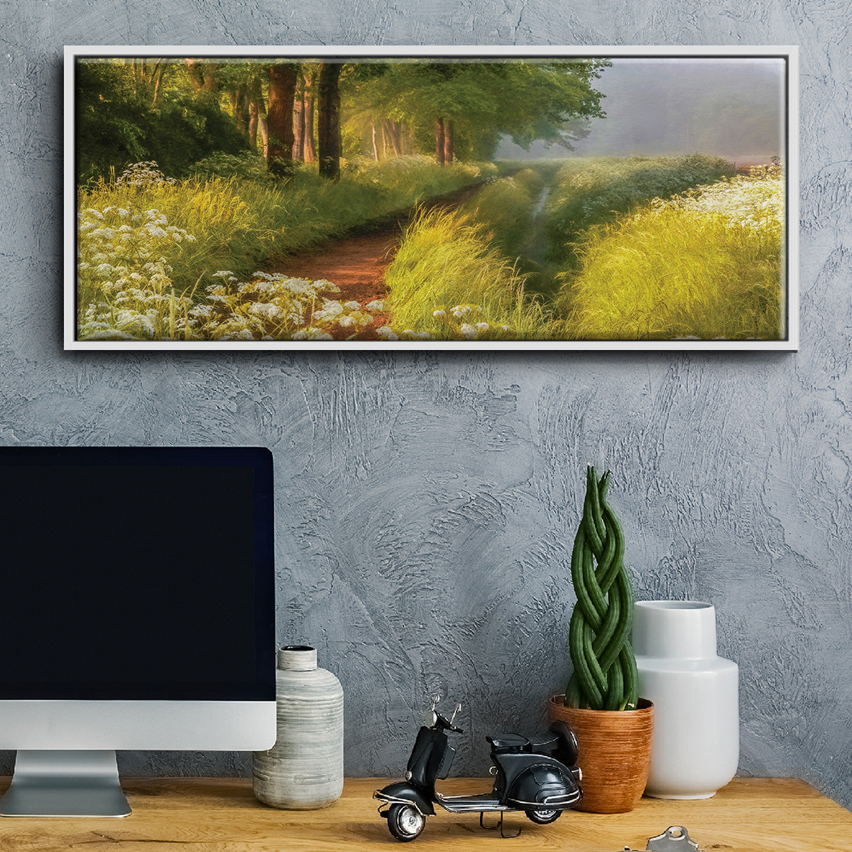Spring in Holland - Floater Framed Canvas Print