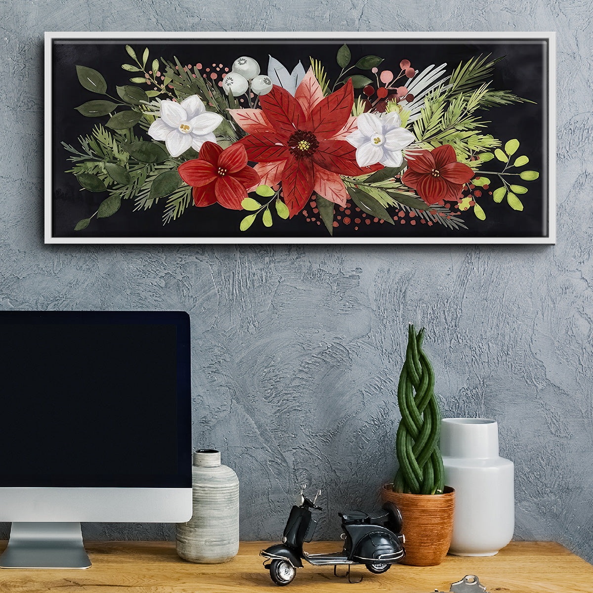 Heaven & Nature Collection D - Floater Framed Canvas Print