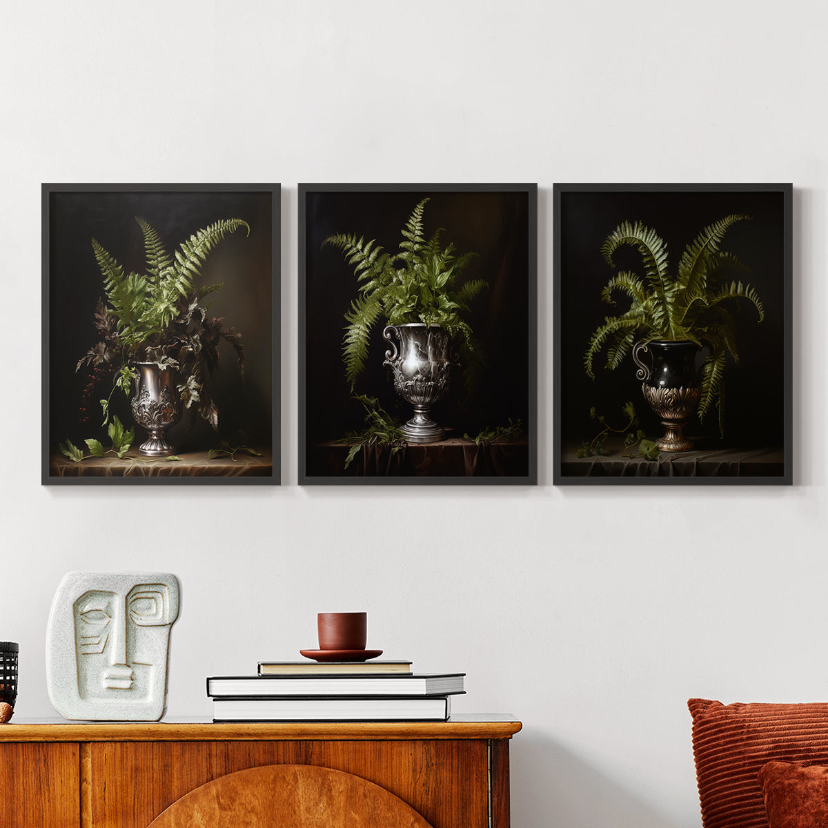 Floral Study Series LXXI - Restickable Framed Art Set