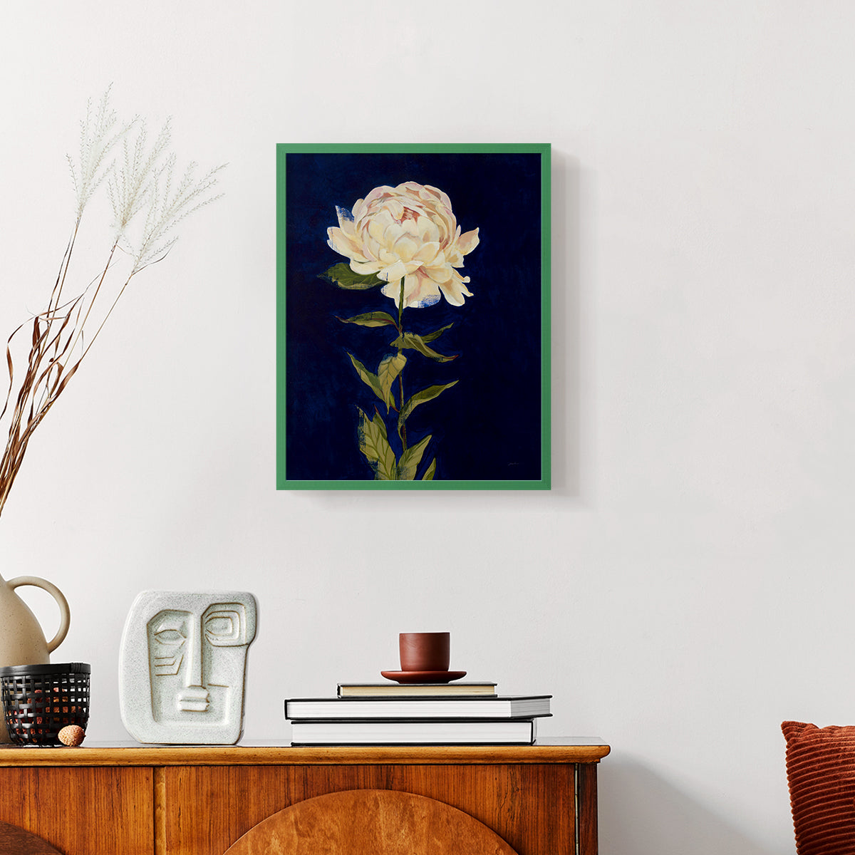 Pretty as a Peony I - Restickable Framed Art Print