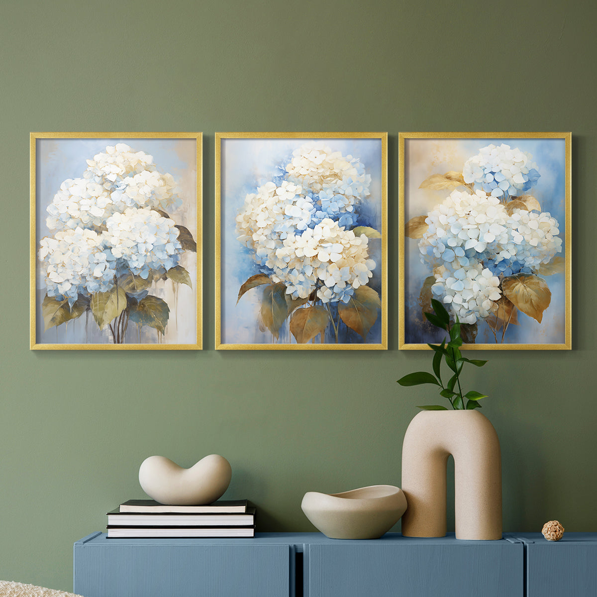 Floral Study Series XLIII - Restickable Framed Art Set