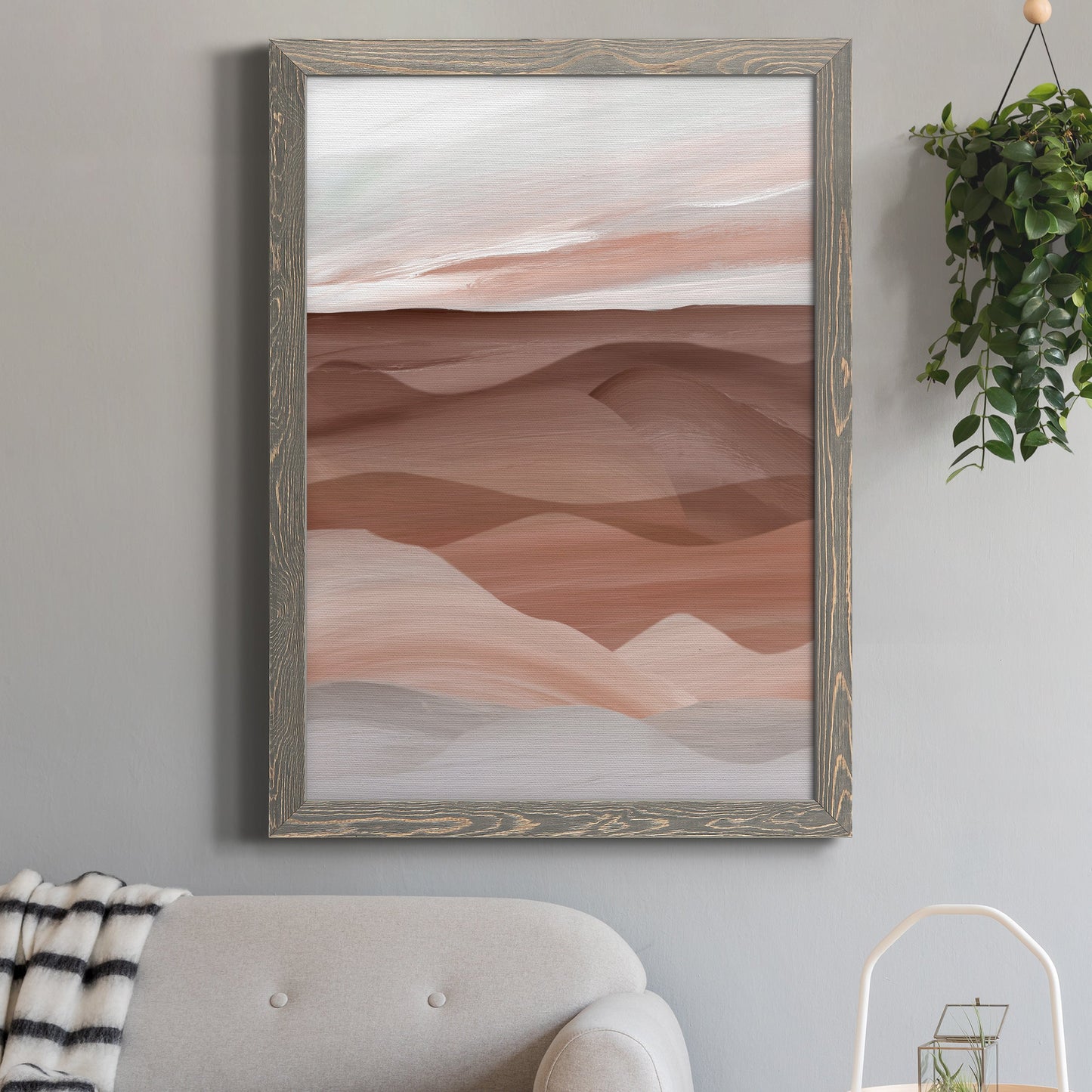 Sedona Valley - Barnwood Framed Canvas Print