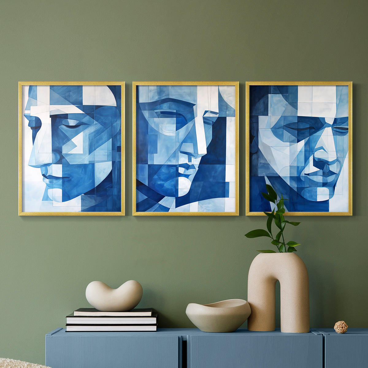 Abstract Series XXVIII - Restickable Framed Art Set