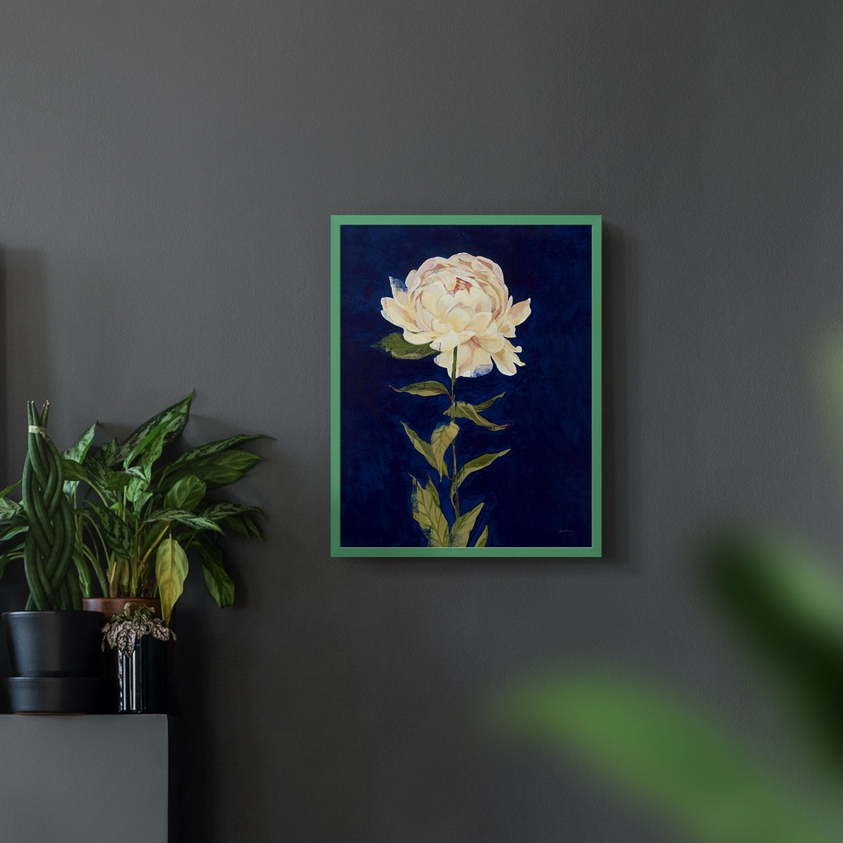 Pretty as a Peony I - Restickable Framed Art Print