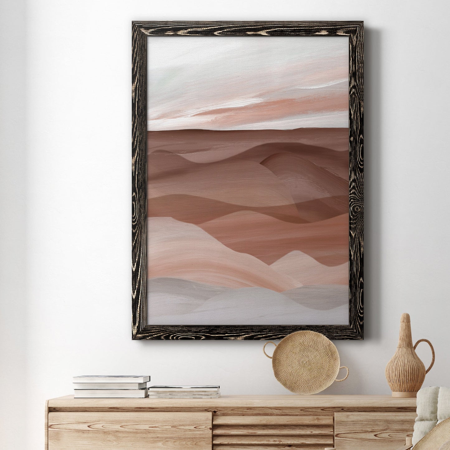 Sedona Valley - Barnwood Framed Canvas Print