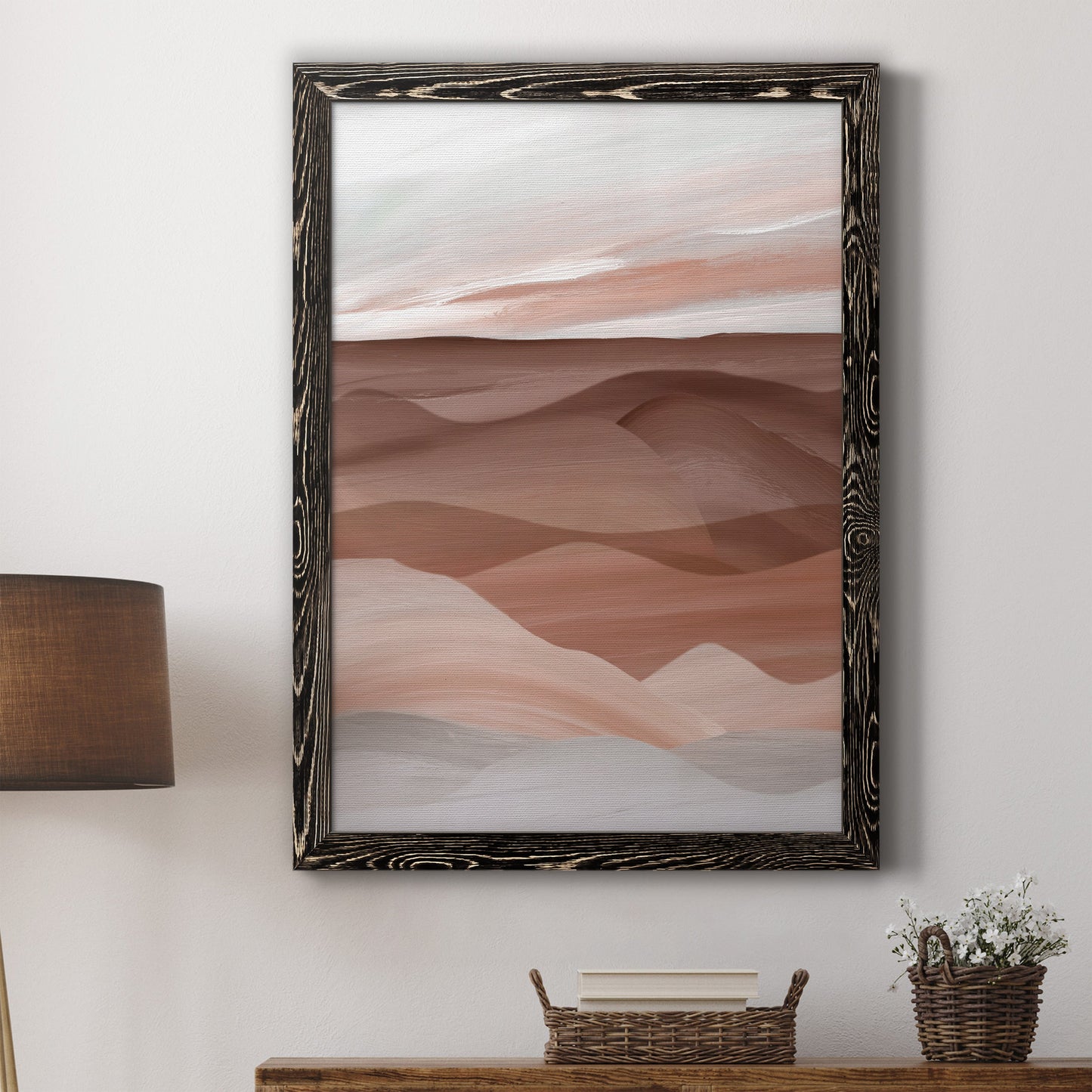 Sedona Valley - Barnwood Framed Canvas Print