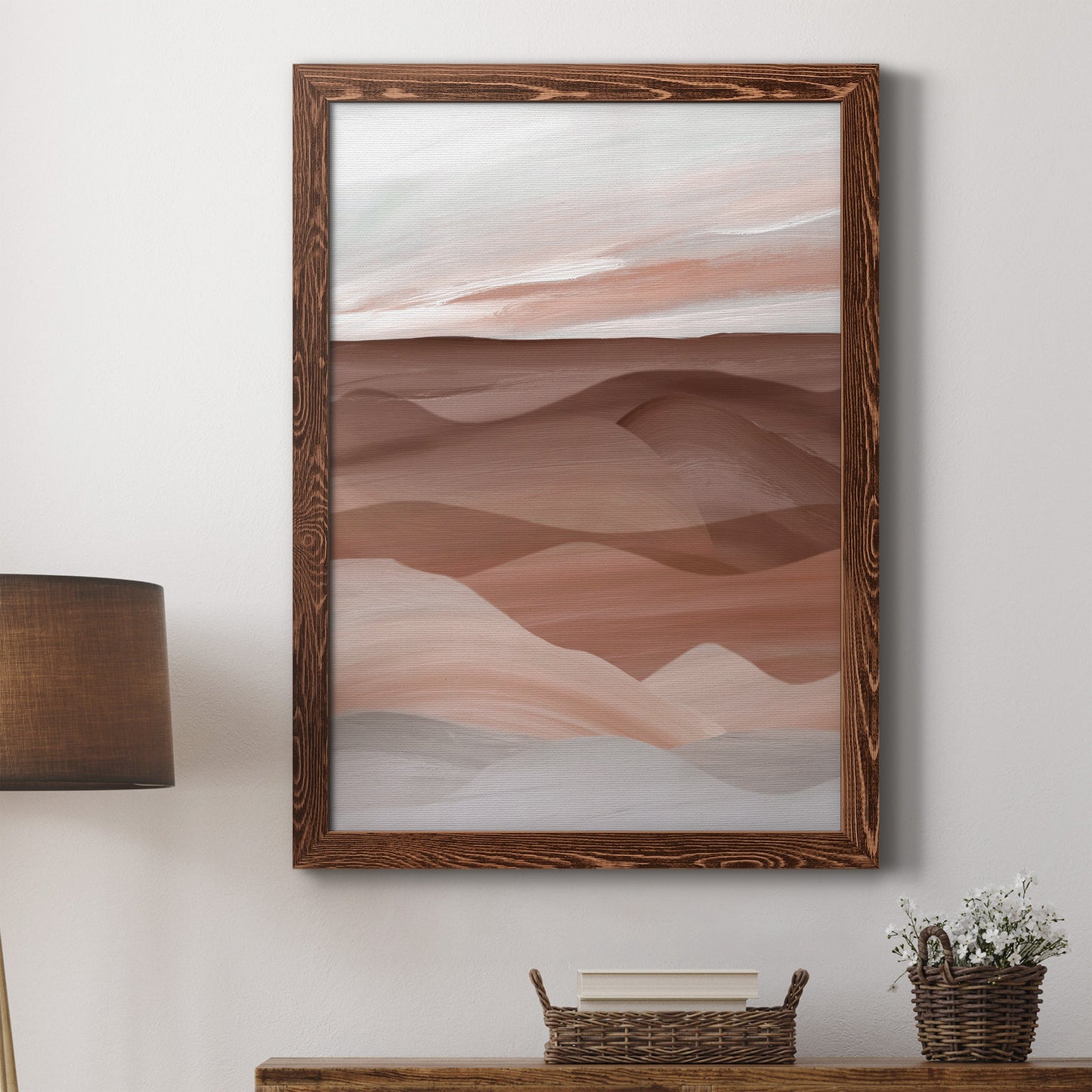 Sedona Valley - Barnwood Framed Canvas Print