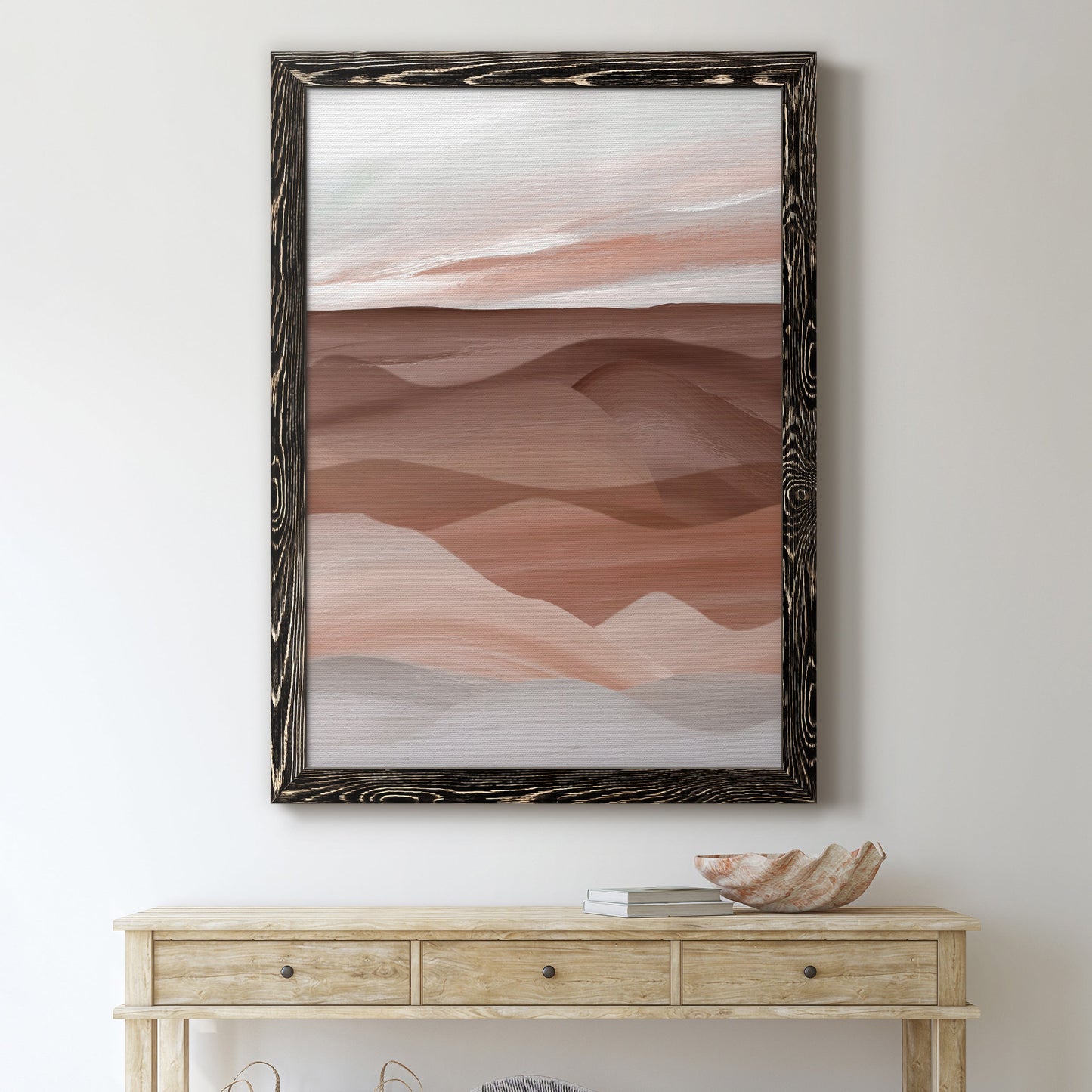 Sedona Valley - Barnwood Framed Canvas Print