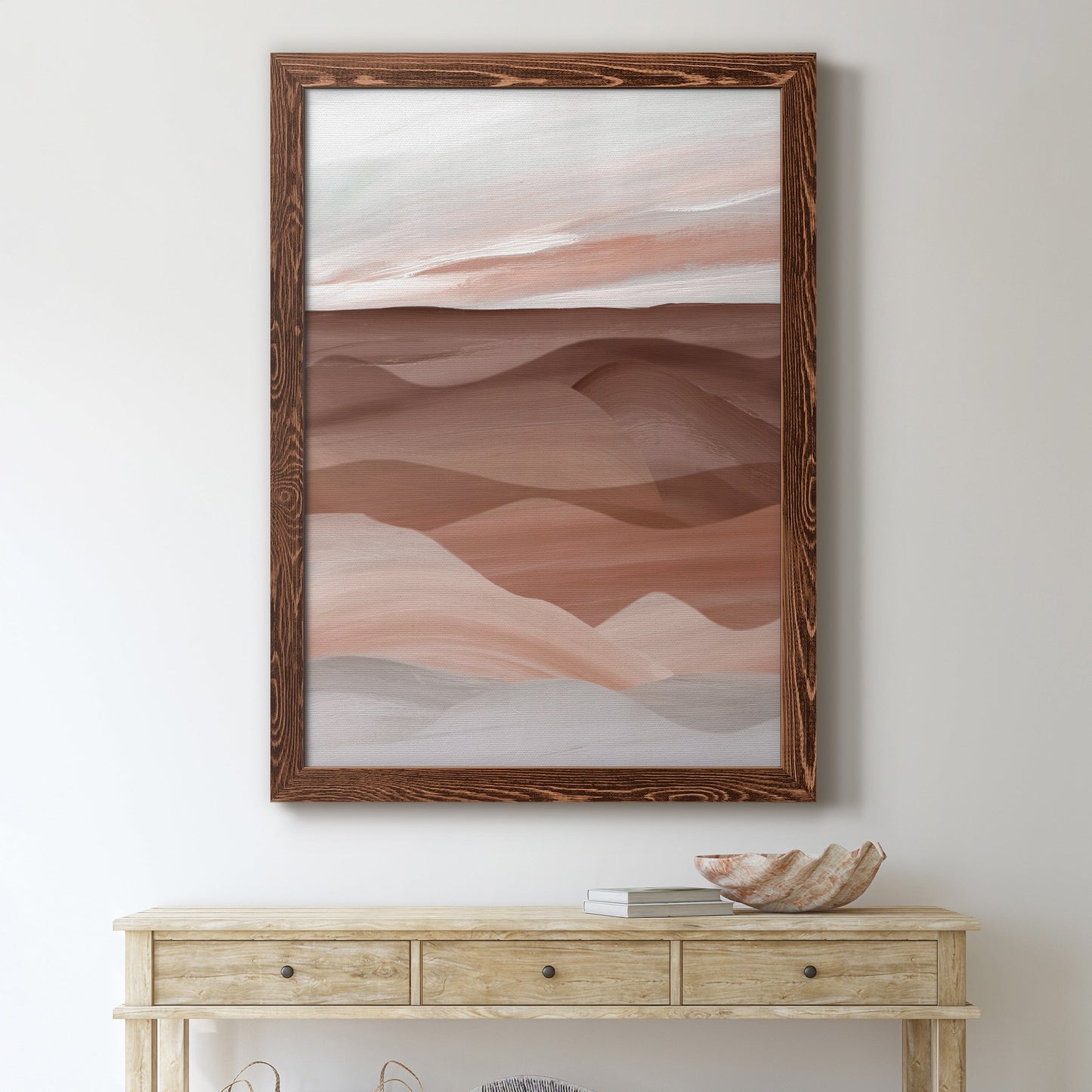 Sedona Valley - Barnwood Framed Canvas Print