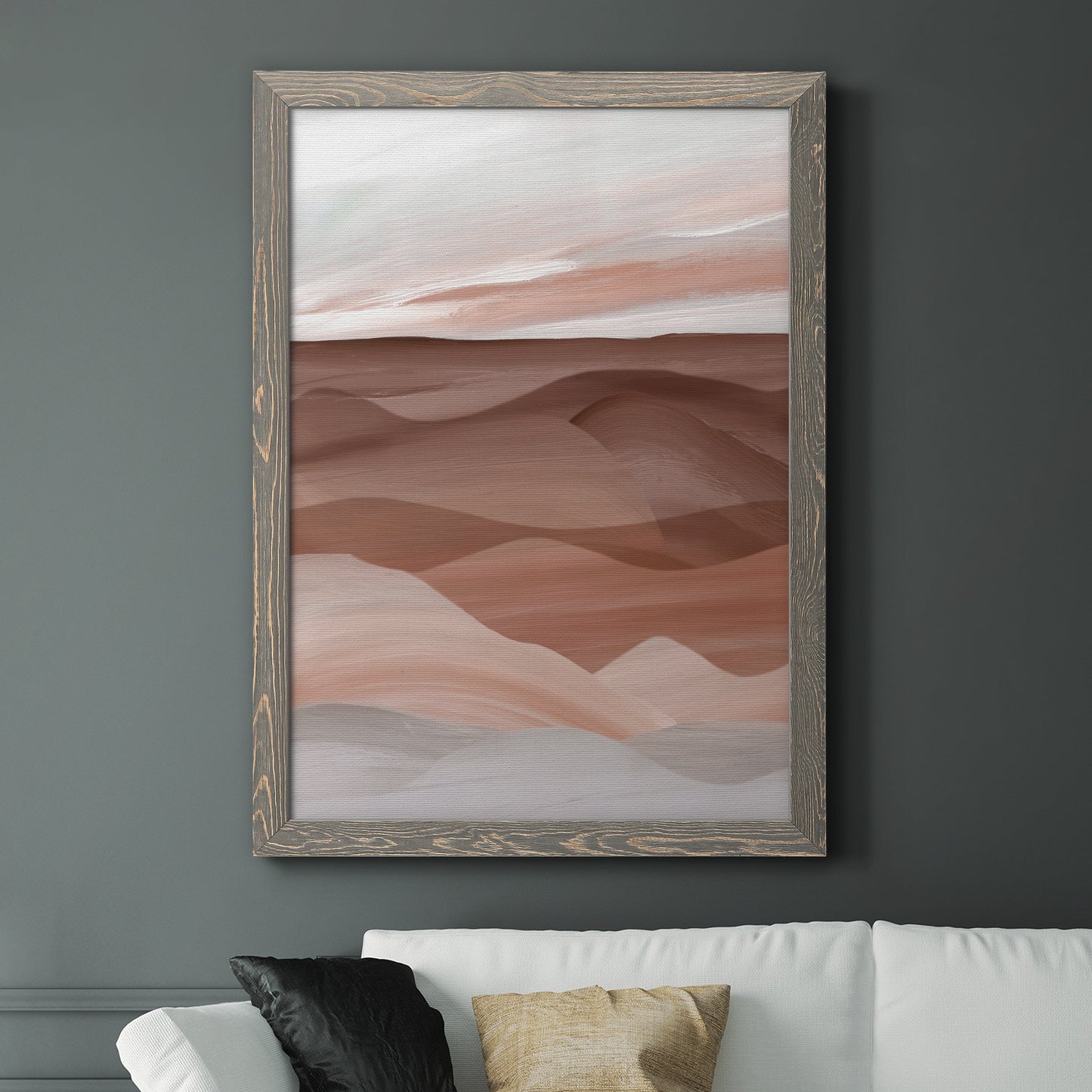 Sedona Valley - Barnwood Framed Canvas Print