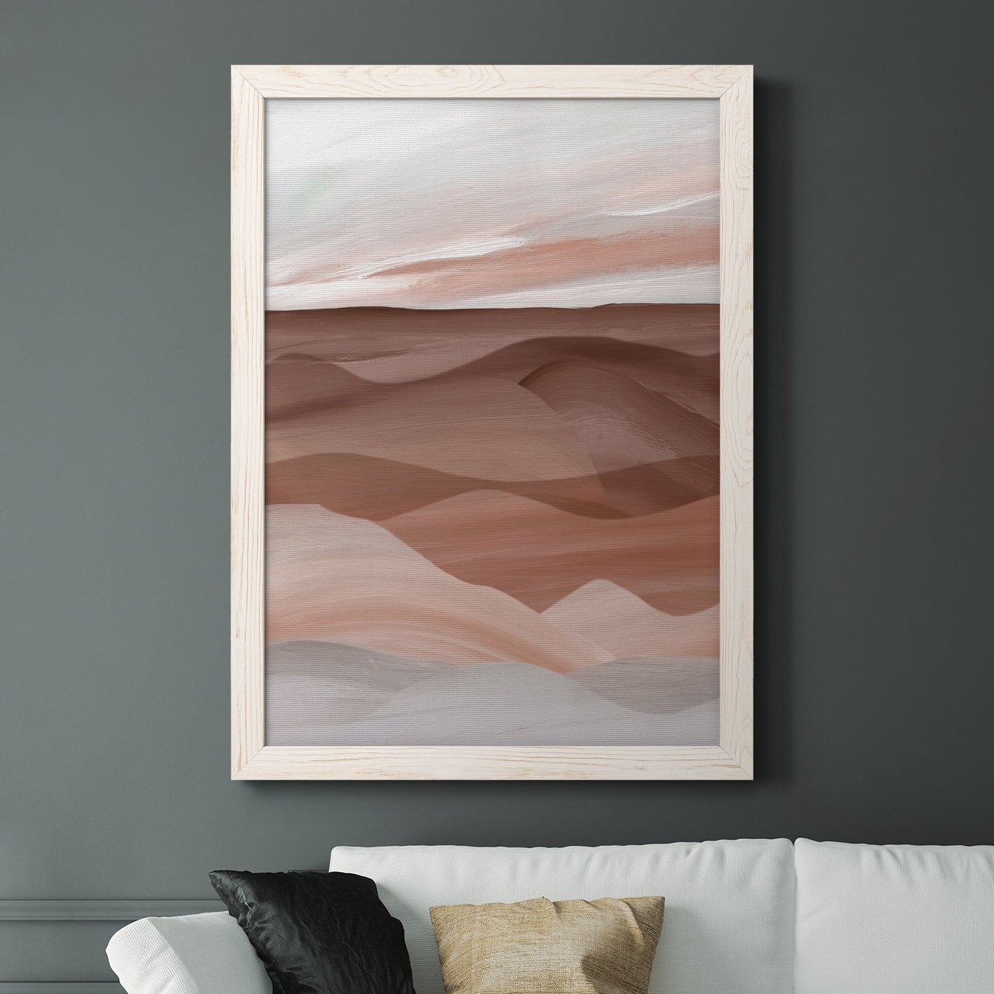 Sedona Valley - Barnwood Framed Canvas Print