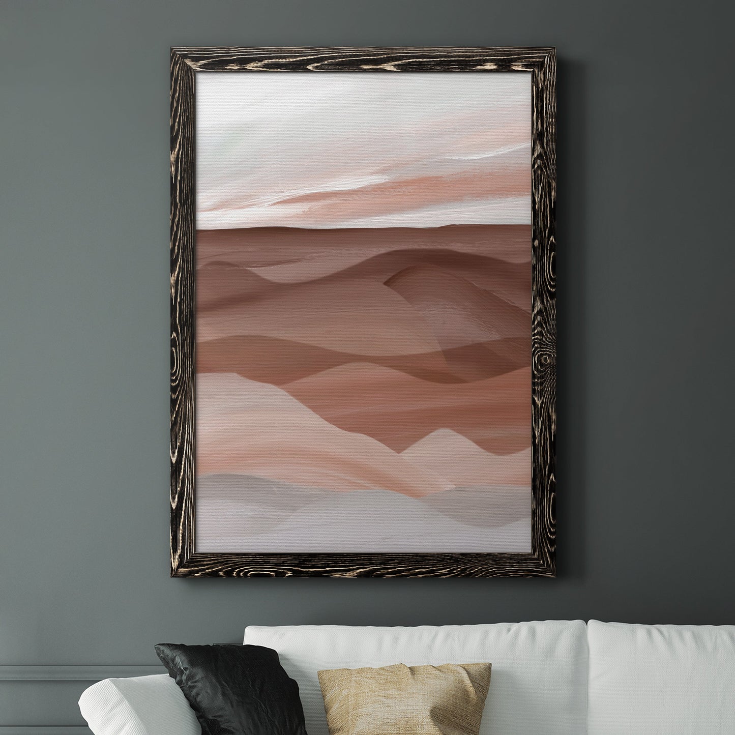 Sedona Valley - Barnwood Framed Canvas Print