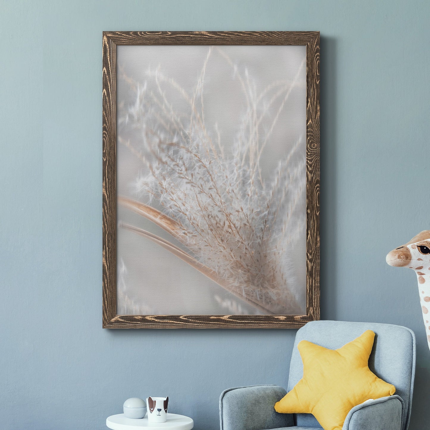 Summer Wisps II - Barnwood Framed Canvas Print