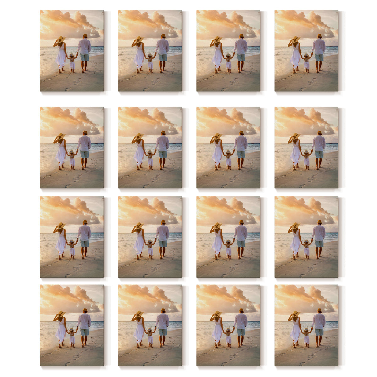 Set of 16 Restickable Custom Framed Photos - 11" x 14"