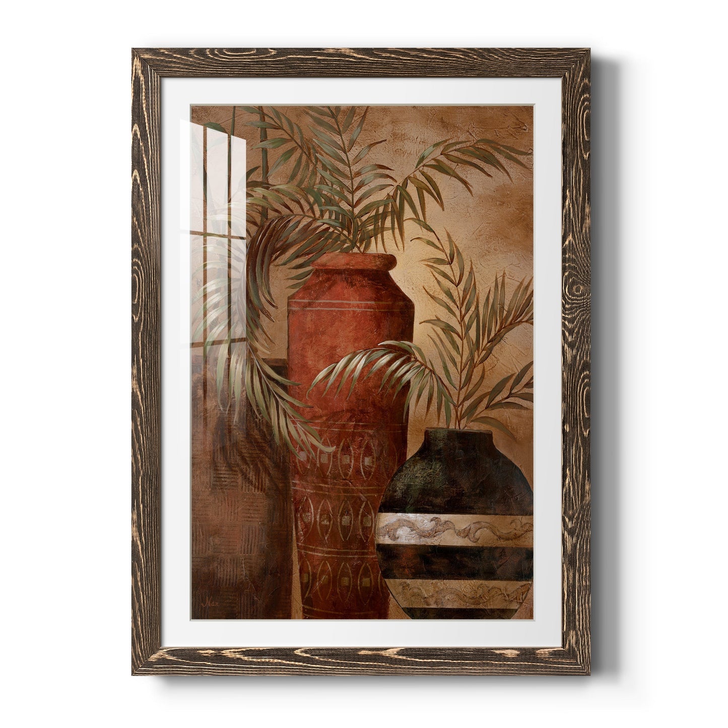 Exotic Vacation I - Barnwood Framed Art Print