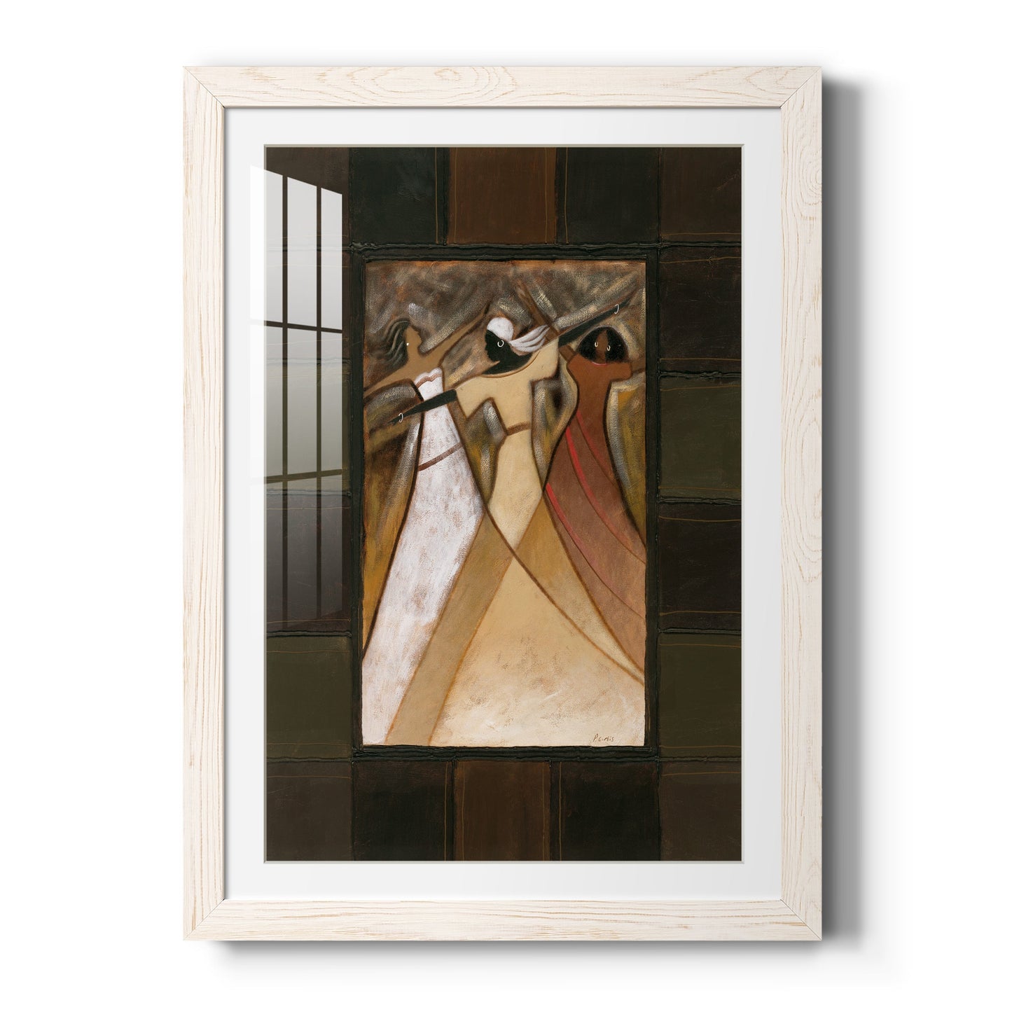 Divine Grace I - Barnwood Framed Art Print