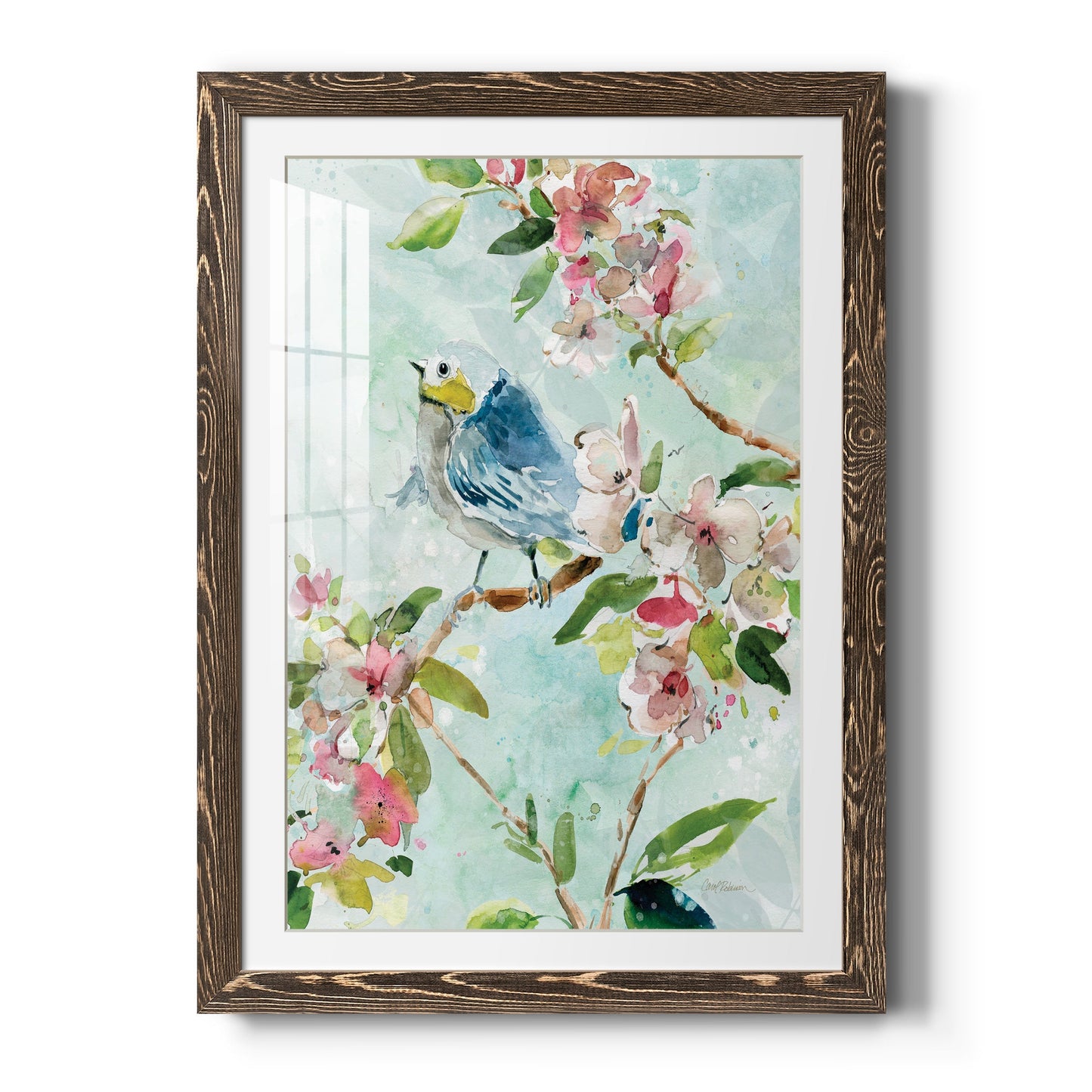 Asbury Garden Song II - Barnwood Framed Art Print