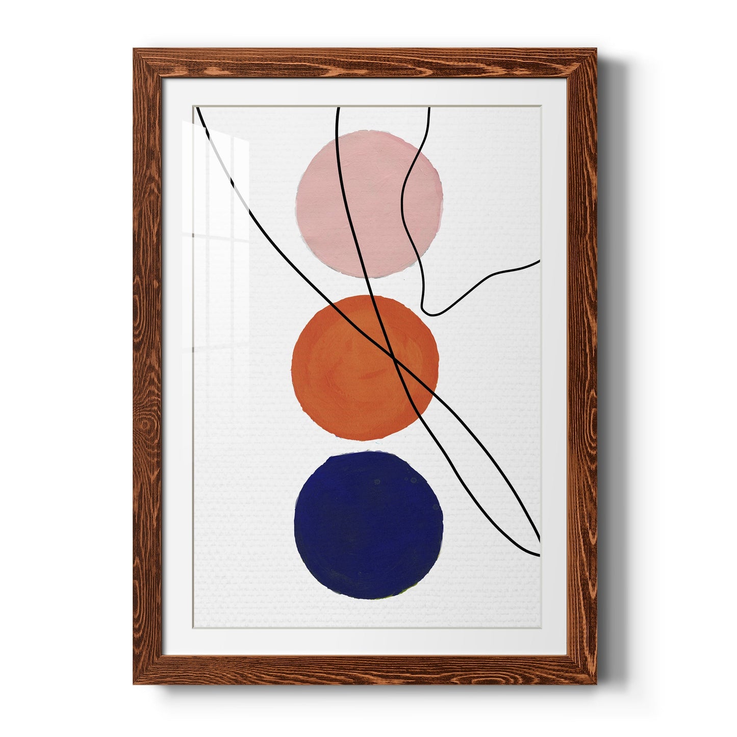 Millenium Geo Abstract - Barnwood Framed Art Print