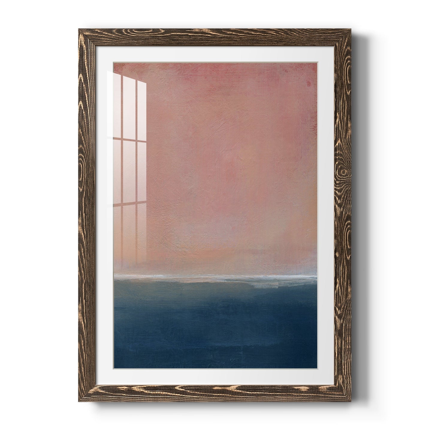 Sunset - Barnwood Framed Art Print