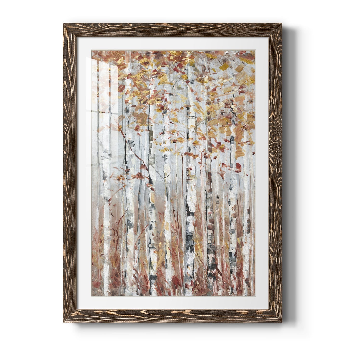 Copper Forest - Barnwood Framed Art Print