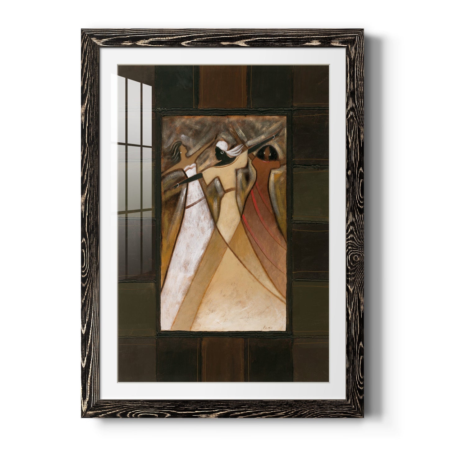 Divine Grace I - Barnwood Framed Art Print