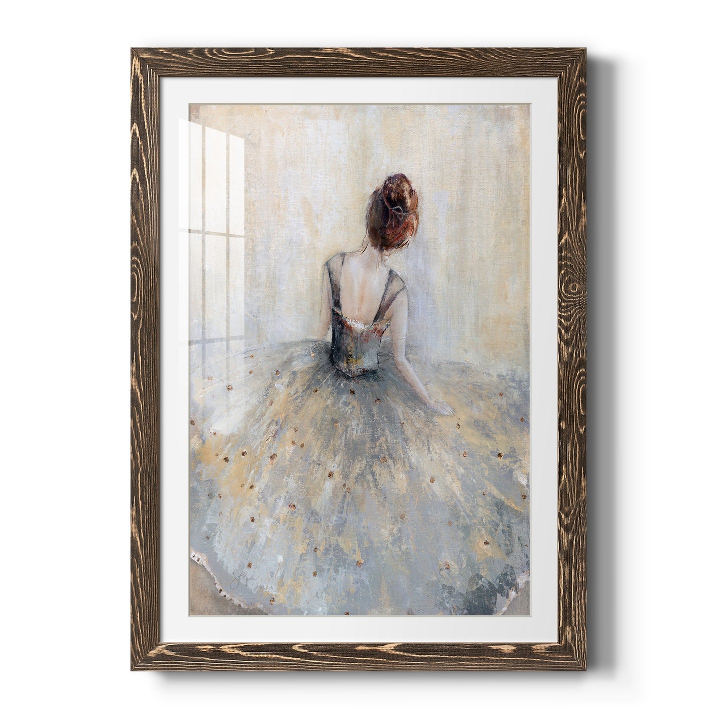 Beautiful Contemplation - Barnwood Framed Art Print