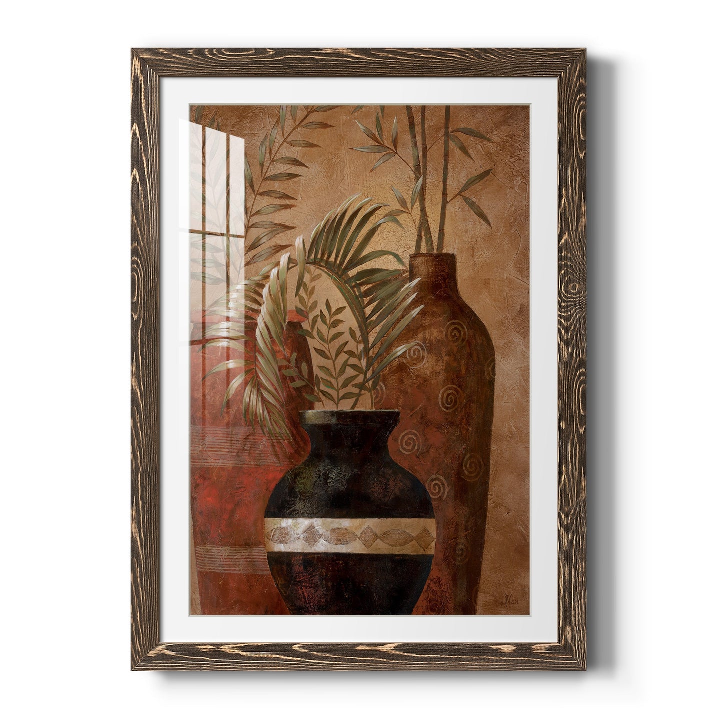 Exotic Vacation II - Barnwood Framed Art Print