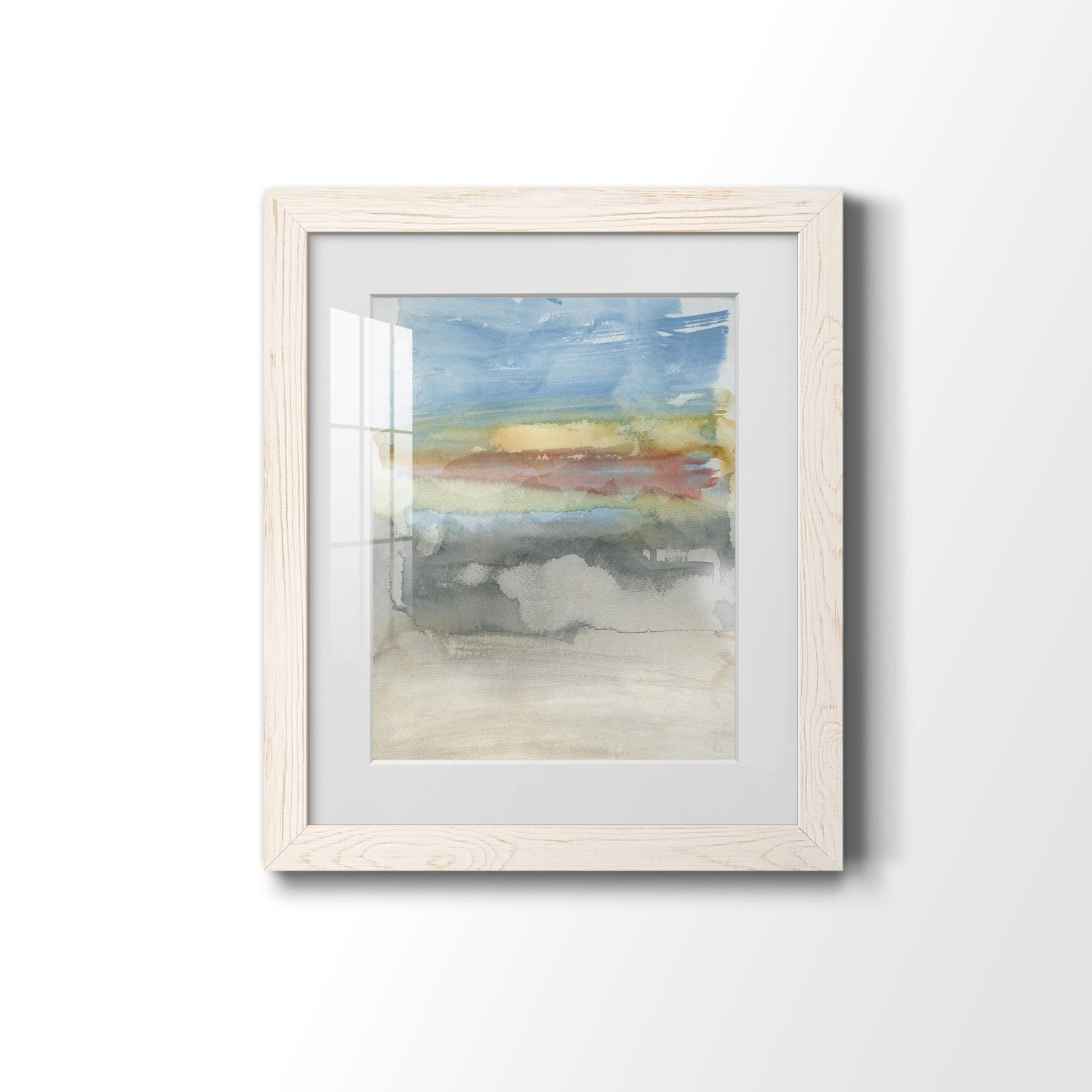 High Desert Sunset I - Barnwood Framed Art Print