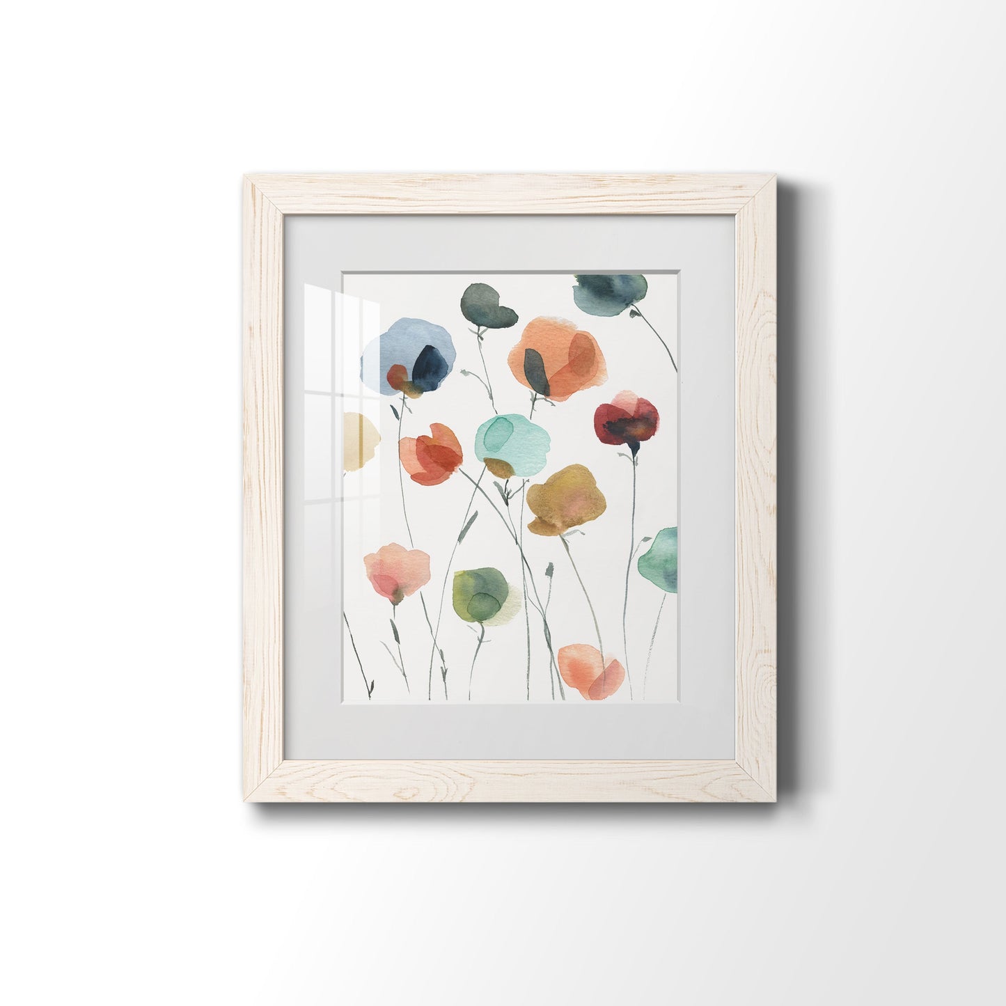 Lollipop Garden II - Barnwood Framed Art Print