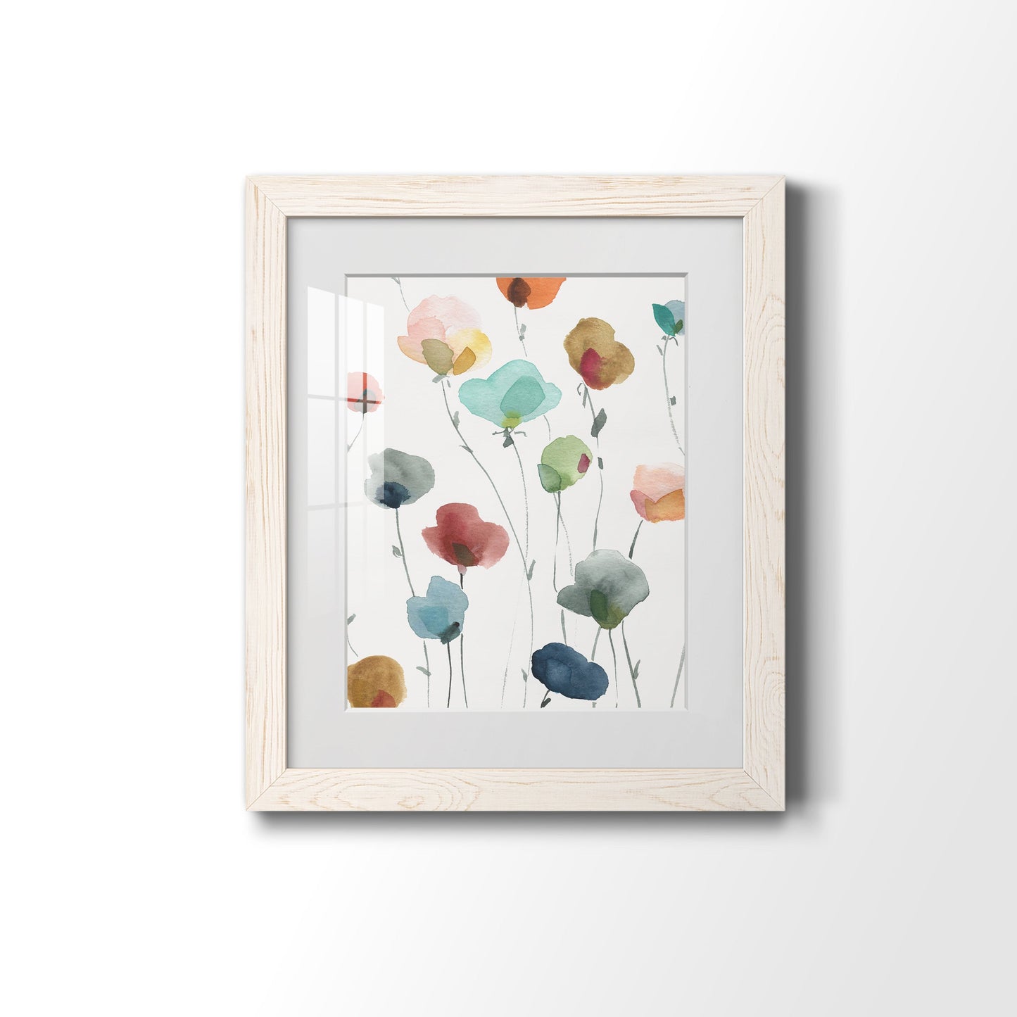 Lollipop Garden I - Barnwood Framed Art Print