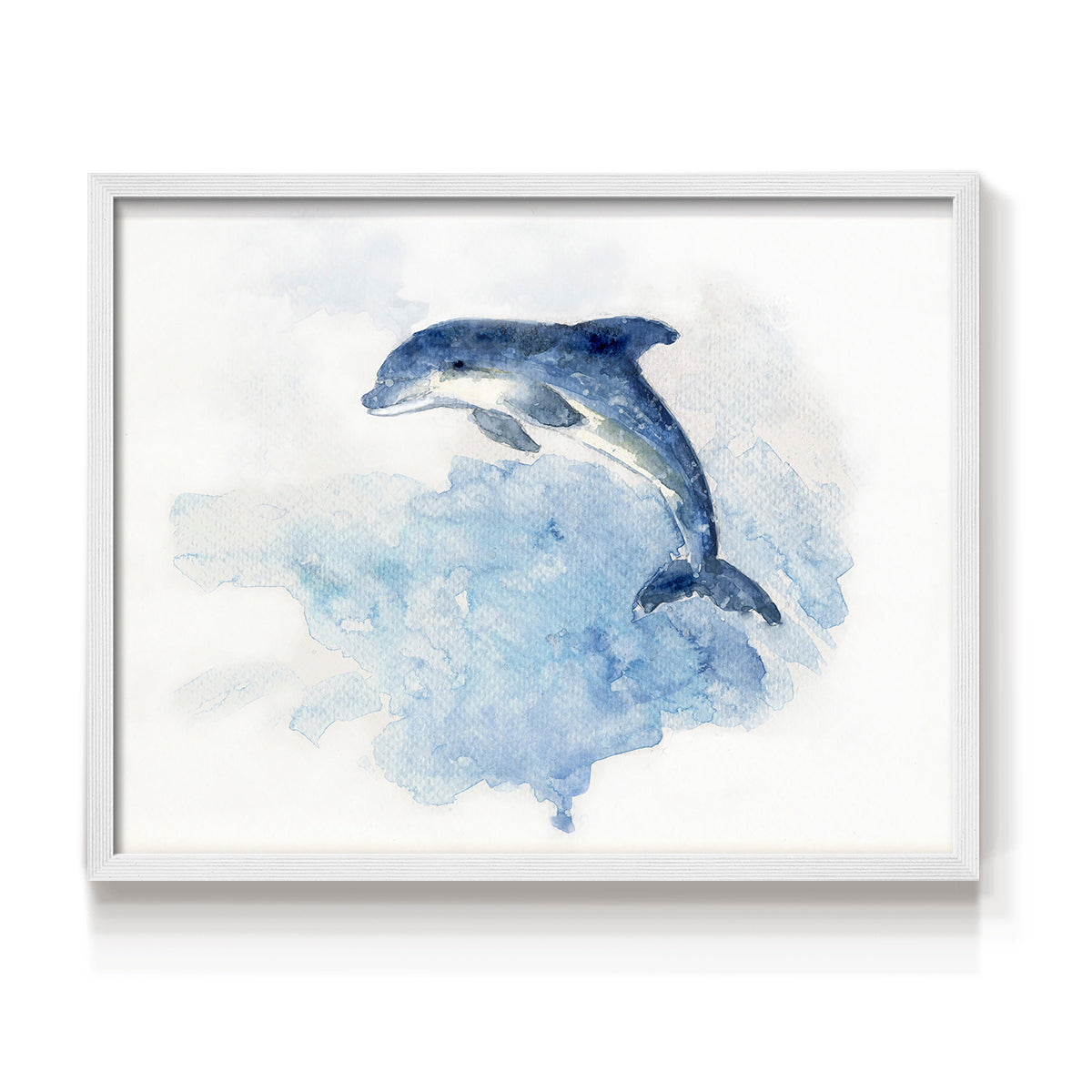 Wave Jumping - Restickable Framed Art Print