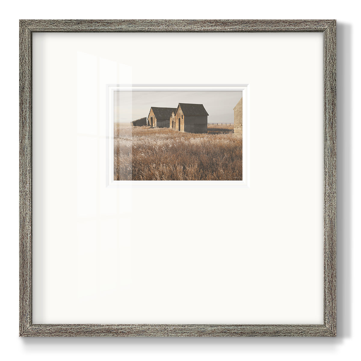 The Old Farm - Double Matboard Framed Print