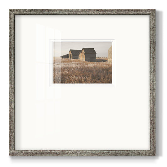 The Old Farm - Double Matboard Framed Print