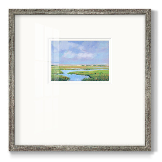 Summer Marsh II - Double Matboard Framed Print