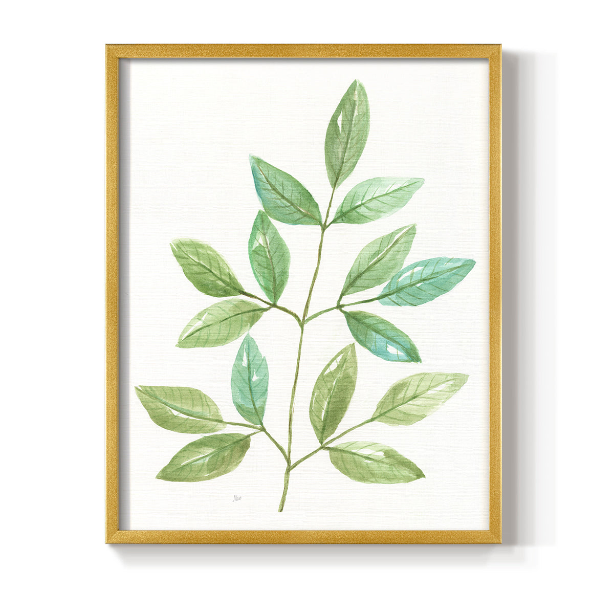 Spring Greens III - Restickable Framed Art Print