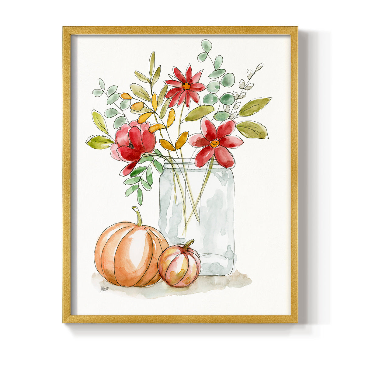 Simple Harvest II - Restickable Framed Art Print