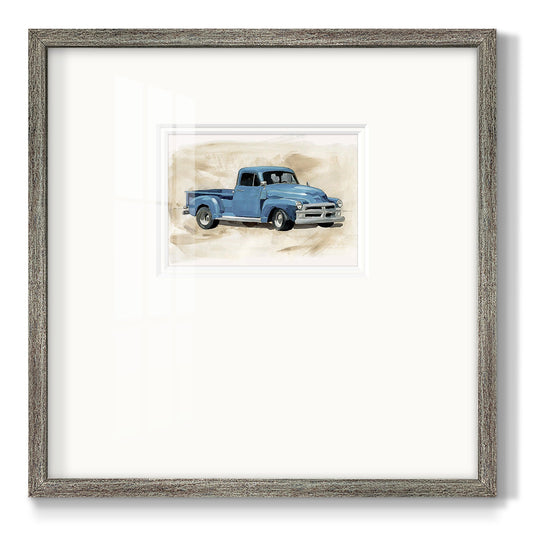 Pickup I - Double Matboard Framed Print