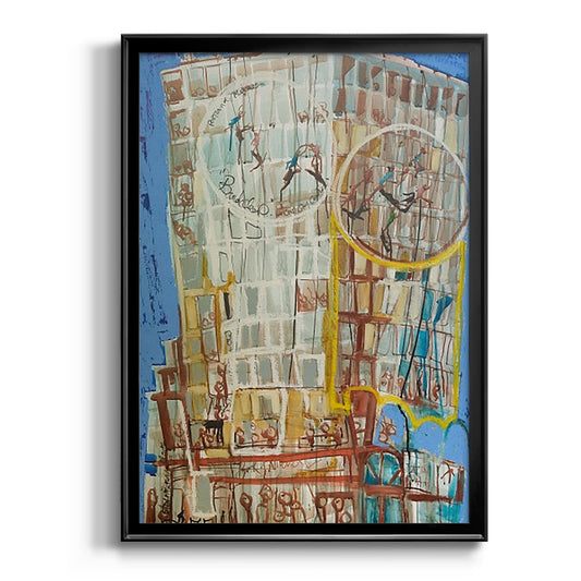 Bandaloo I - Modern Framed Canvas Print