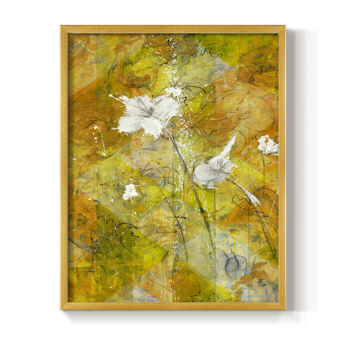 Beauty Amidst Chaos - Restickable Framed Art Print