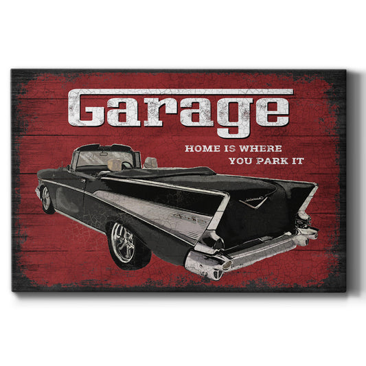 The Garage - Canvas Art Print