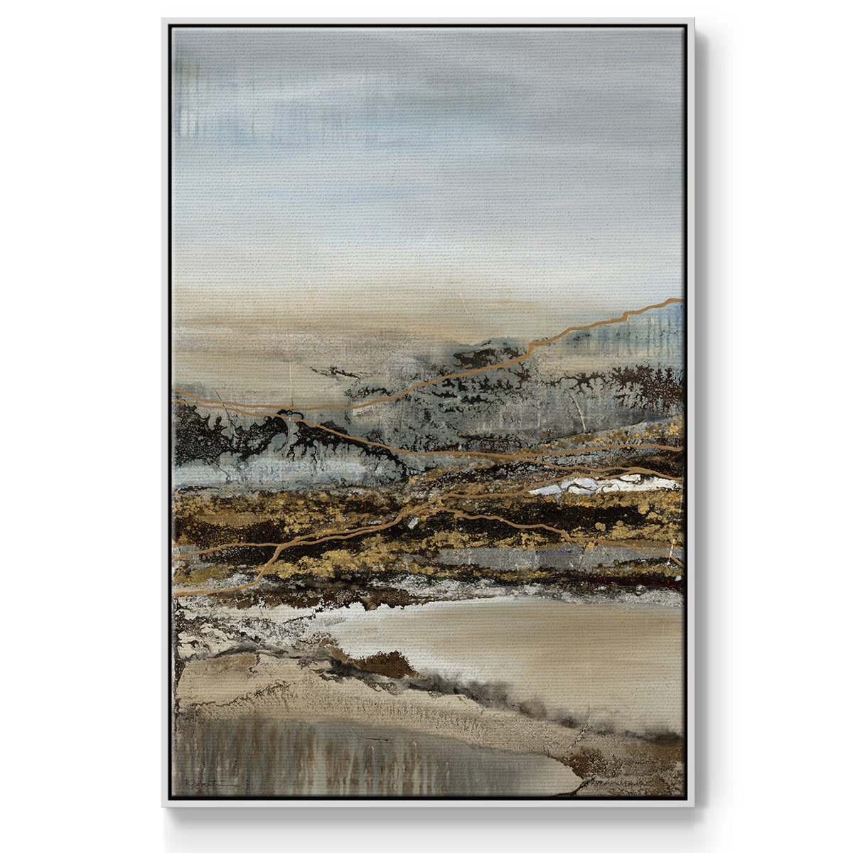 Annual Journey - Floater Framed Canvas Print