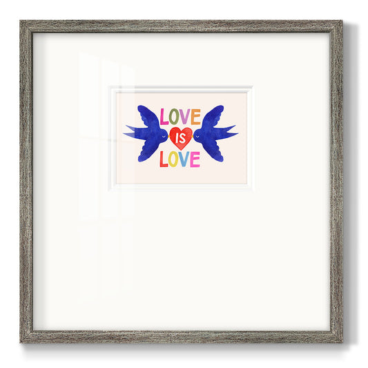 Love Loudly Collection A - Double Matboard Framed Print