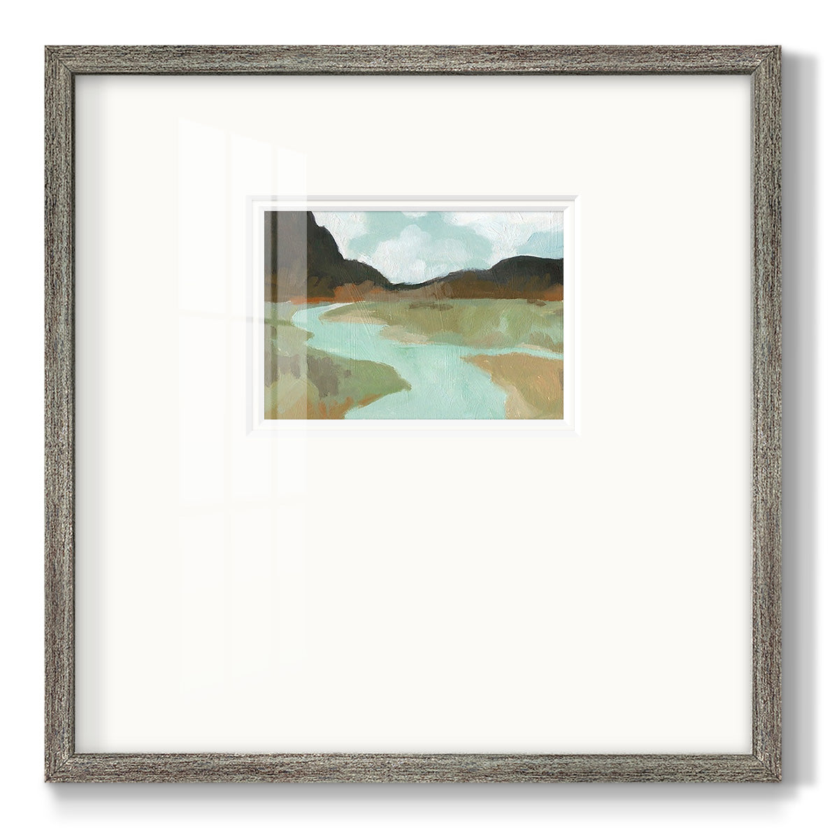 Coldwater Hills II - Double Matboard Framed Print