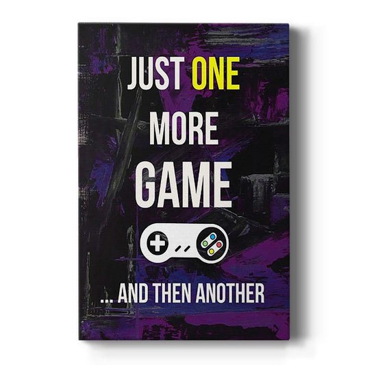 Gamer at Play II - Canvas Art Print