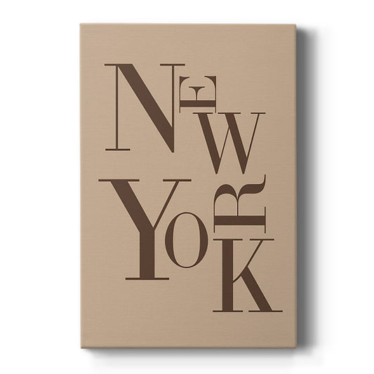 Neutral City Center Type I - Canvas Art Print