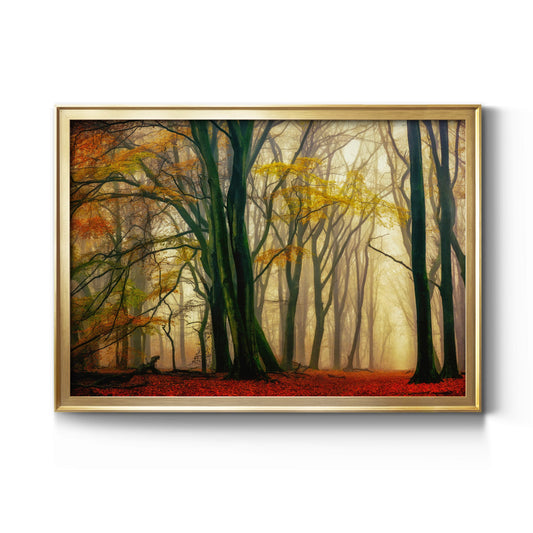 In Love with Fall - Modern Framed Canvas Print